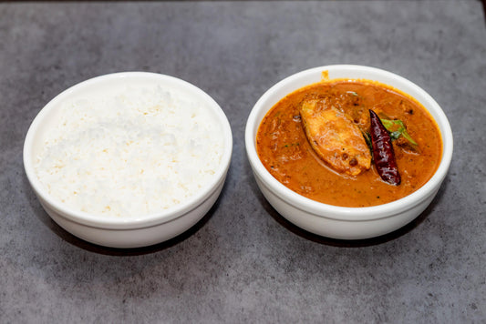 Meen Kuzhambu With Rice